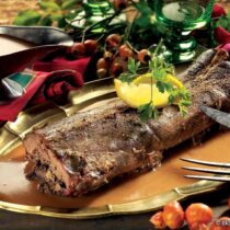 Srnčí hřbet se šípkovou omáčkou