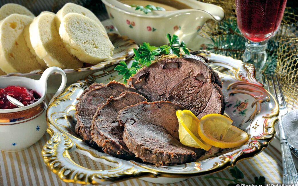 Vánoční jelení svíčková