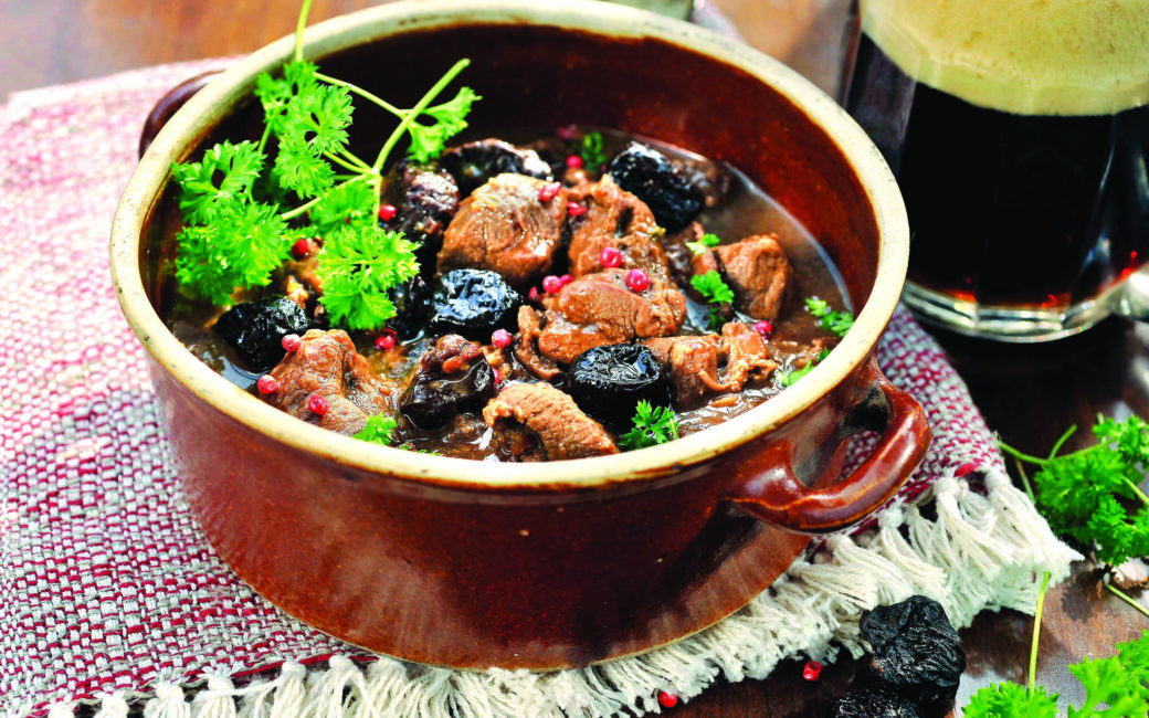 Srnčí plec na pivu