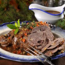 Srnčí kýta na jalovci