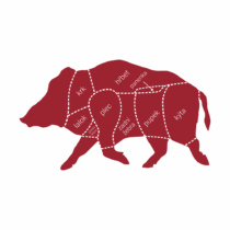 Pečeně z divočáka s višňovou omáčkou