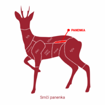 Grilovaná srnčí panenka s borůvkovým přelivem