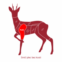 Srnčí plec na pivu